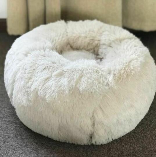 Dog Beds For Small Dogs Round Plush Cat Litter Kennel Pet Nest Mat Puppy Beds - Image 10